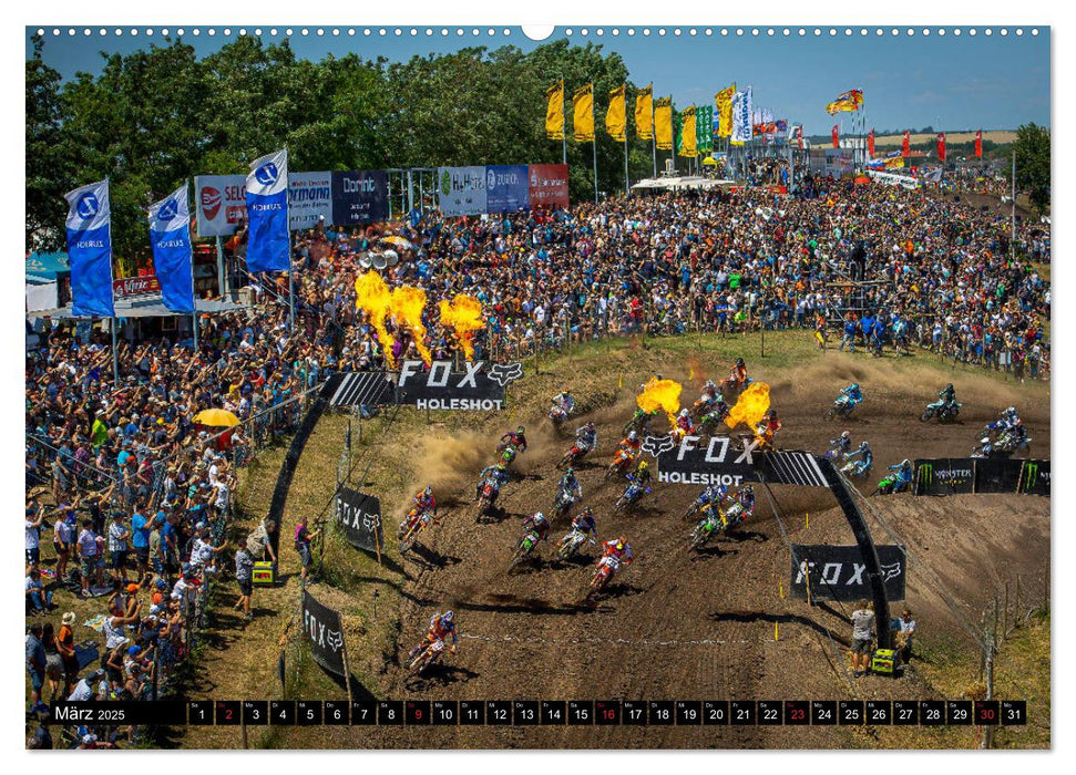 Blickpunkte Motocross (CALVENDO Premium Wandkalender 2025)