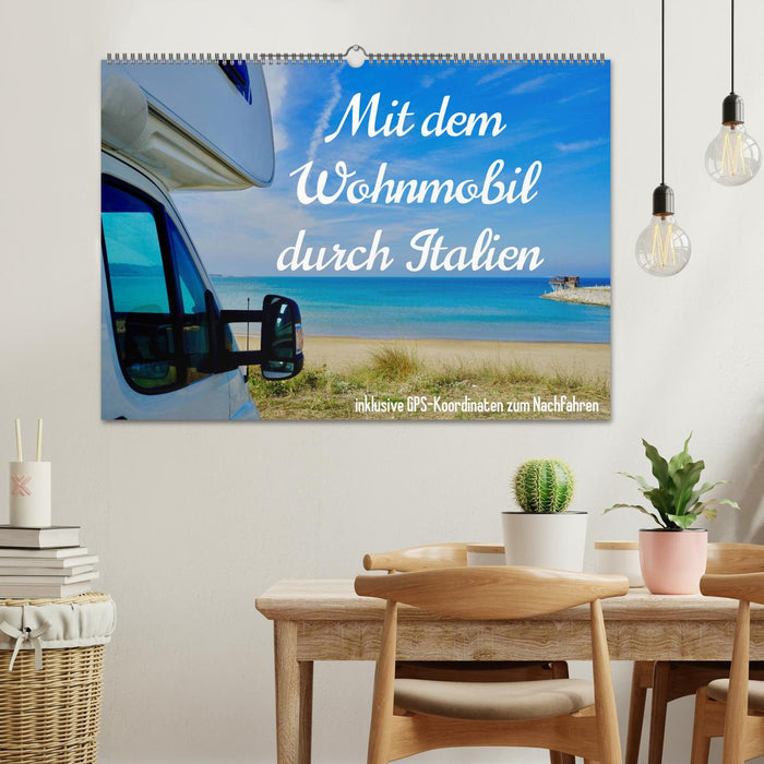 Mit dem Wohnmobil durch Italien (CALVENDO Wandkalender 2025)