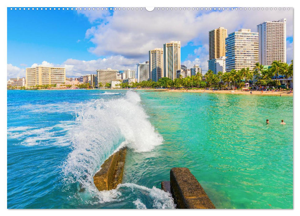 O'ahu - Eine Reise in das Herz von Hawaii (CALVENDO Premium Wandkalender 2025)