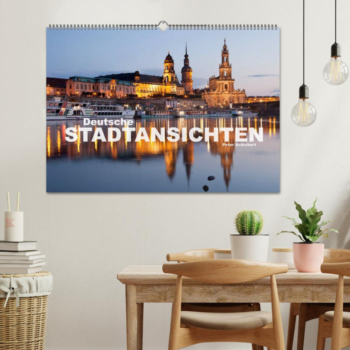 Deutsche Stadtansichten (CALVENDO Wandkalender 2025)