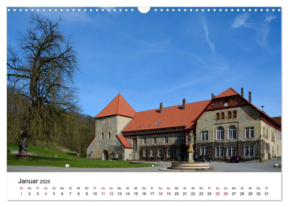 Durch das Paderborner Land (CALVENDO Wandkalender 2025)