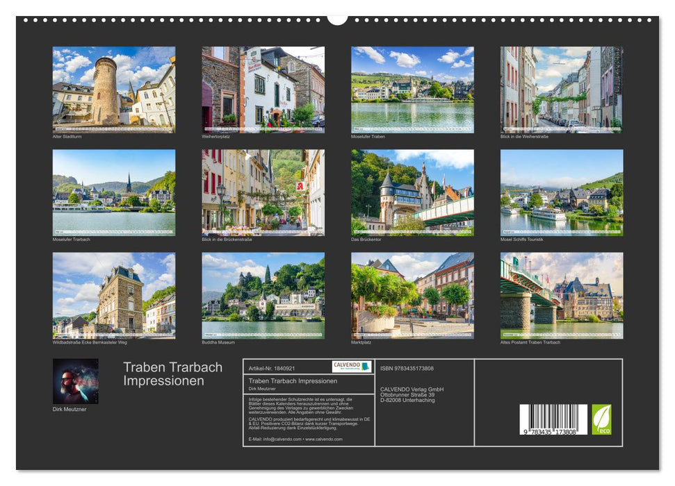 Traben Trarbach Impressionen (CALVENDO Premium Wandkalender 2025)