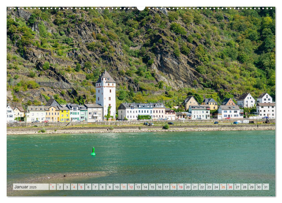 St. Goar und St. Goarshausen Impressionen (CALVENDO Premium Wandkalender 2025)