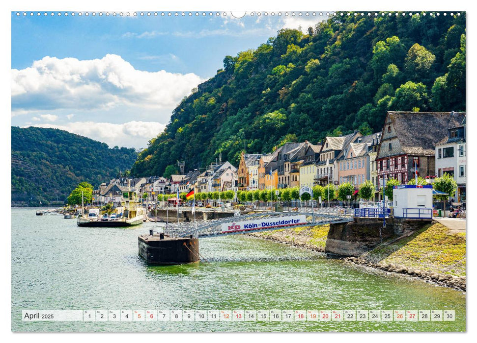 St. Goar und St. Goarshausen Impressionen (CALVENDO Premium Wandkalender 2025)