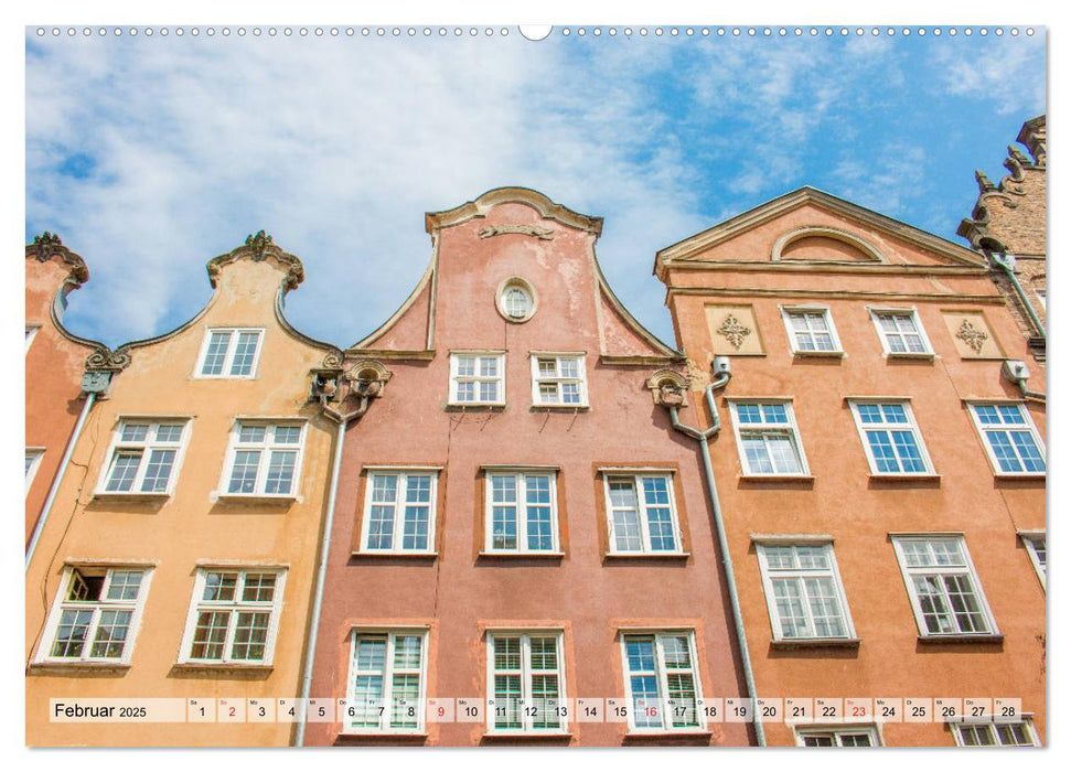 Polnische Dreistadt - Danzig, Gdingen und Seebad Sopot (CALVENDO Premium Wandkalender 2025)