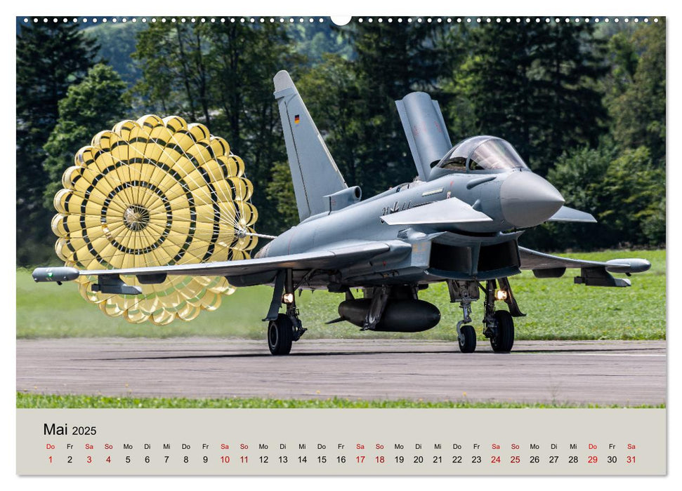 Kampfjet Eurofighter Typhoon (CALVENDO Premium Wandkalender 2025)