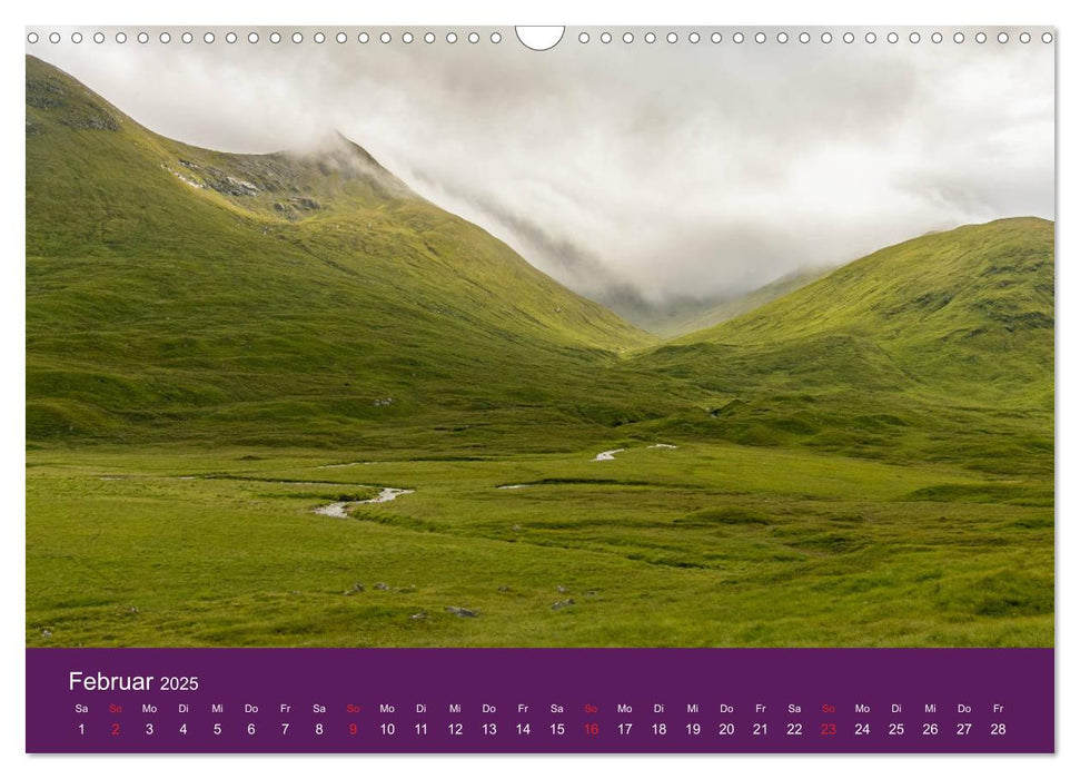 Geheimnisvolles Schottland (CALVENDO Wandkalender 2025)