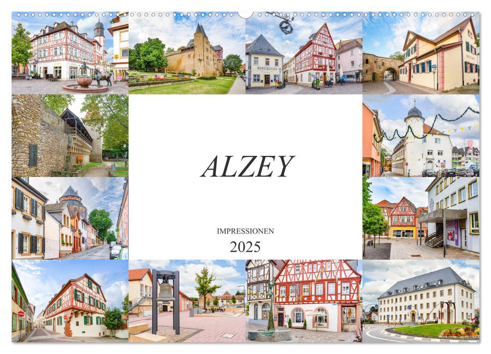 Alzey Impressionen (CALVENDO Wandkalender 2025)