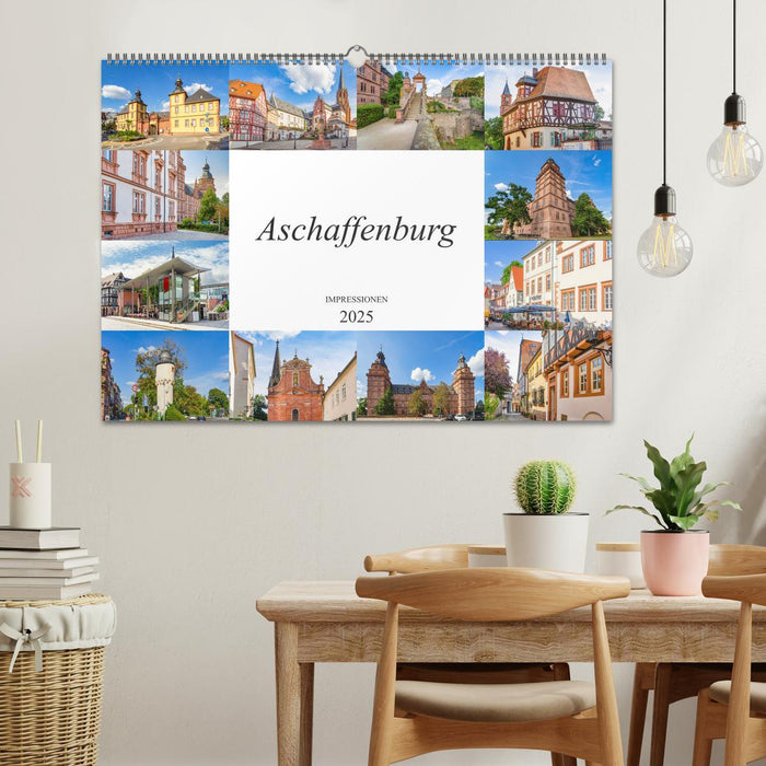 Aschaffenburg Impressionen (CALVENDO Wandkalender 2025)