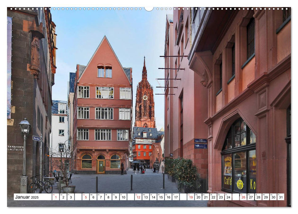 Frankfurt in neuem Glanz vom Taxifahrer Petrus Bodenstaff (CALVENDO Wandkalender 2025)