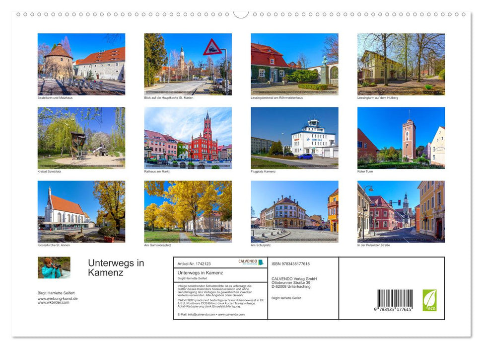 Unterwegs in Kamenz (CALVENDO Premium Wandkalender 2025)