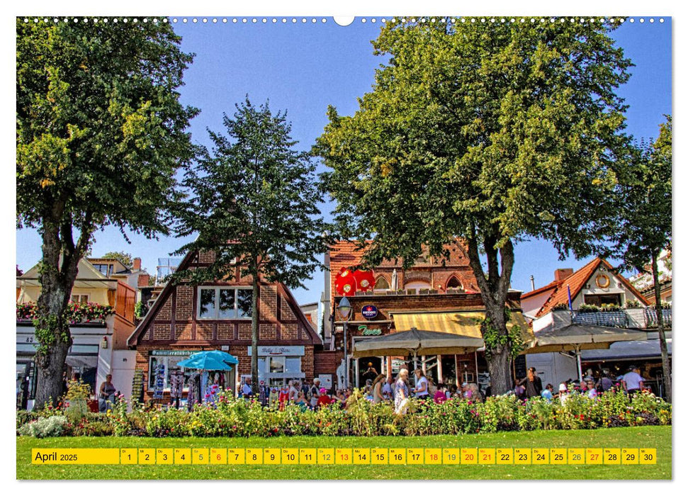 Seebad Warnemünde - Sehnsuchtsort an der Ostsee (CALVENDO Premium Wandkalender 2025)