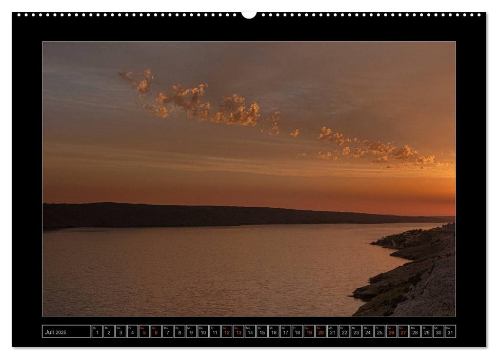 Wolken von morgens bis abends (CALVENDO Premium Wandkalender 2025)