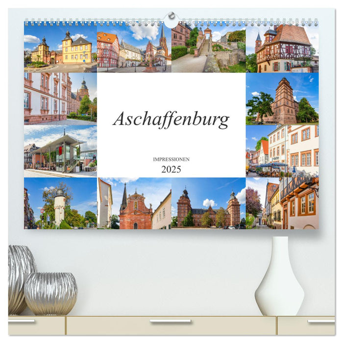 Aschaffenburg Impressionen (CALVENDO Premium Wandkalender 2025)