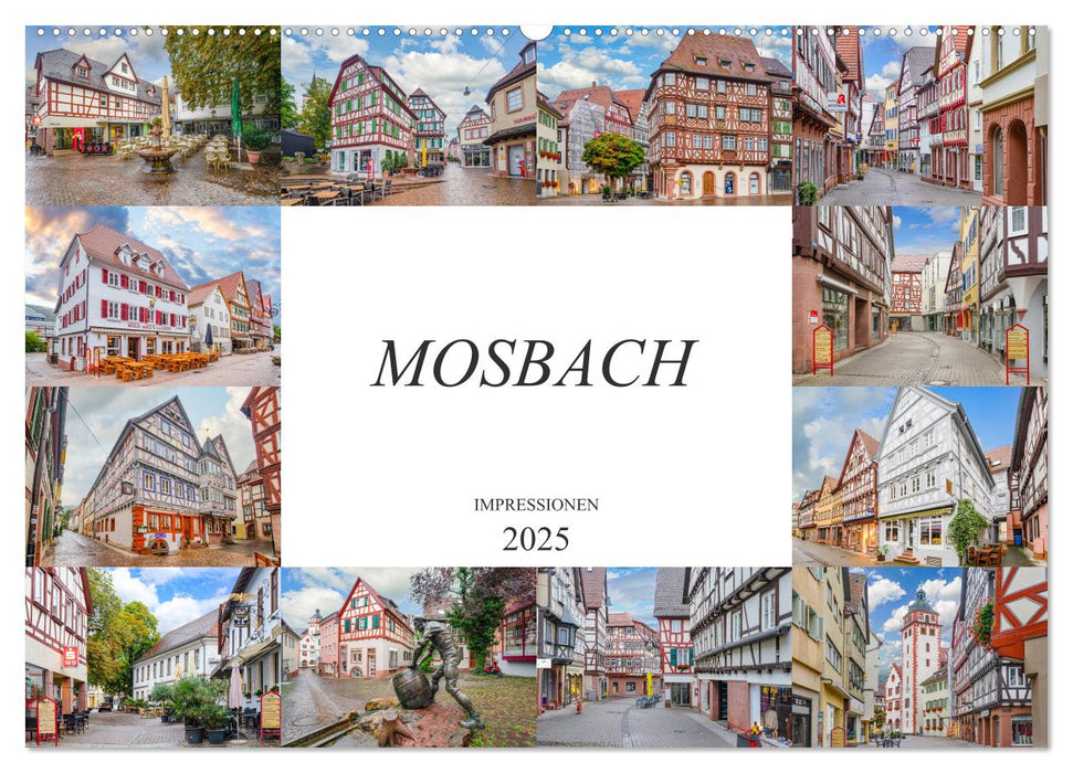 Mosbach Impressionen (CALVENDO Wandkalender 2025)