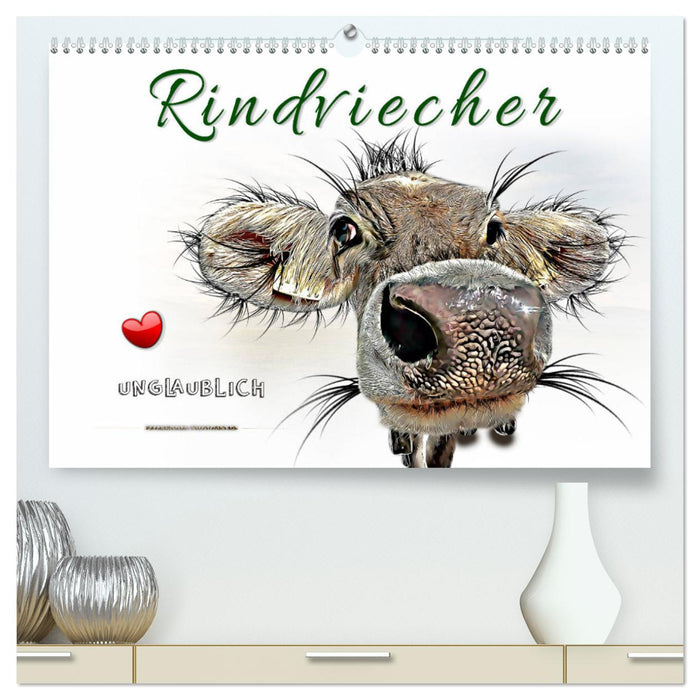 Rindviecher unglaublich (CALVENDO Premium Wandkalender 2025)