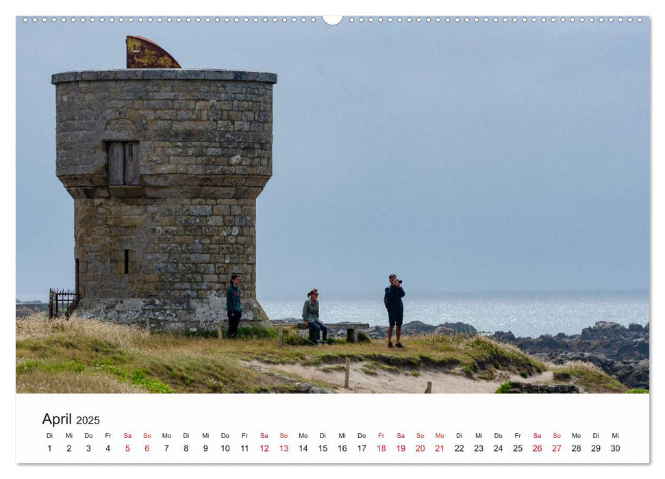 Die wilden Küstenlandschaften der Bretagne (CALVENDO Premium Wandkalender 2025)