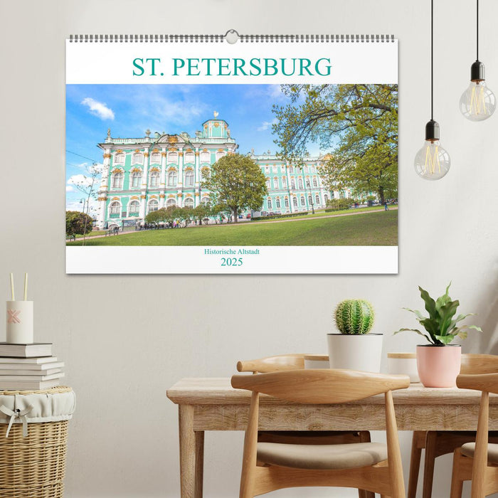 St. Petersburg - Historische Altstadt (CALVENDO Wandkalender 2025)