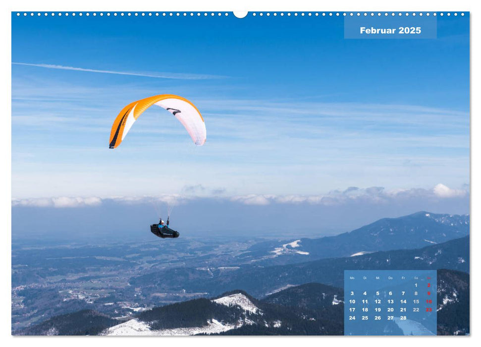 Paragliding - Aufbruch zu neuen Höhenflügen (CALVENDO Wandkalender 2025)