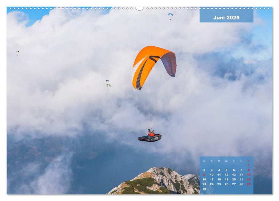 Paragliding - Aufbruch zu neuen Höhenflügen (CALVENDO Wandkalender 2025)