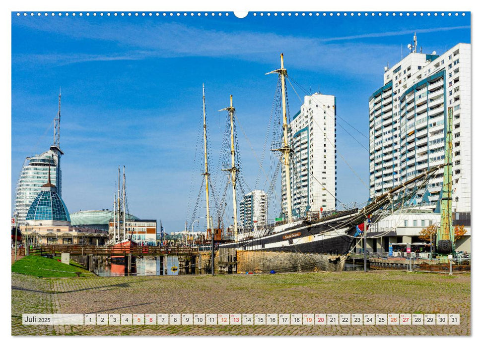 Bremerhaven Stadtansichten (CALVENDO Premium Wandkalender 2025)