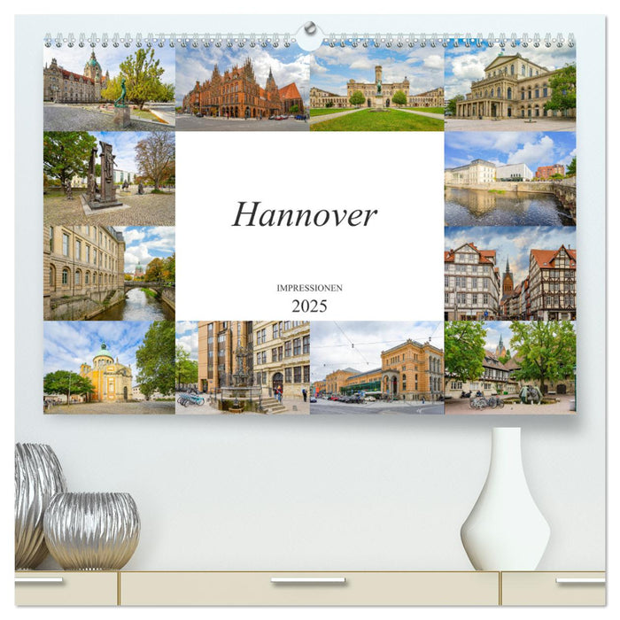 Hannover Stadtansichten (CALVENDO Premium Wandkalender 2025)