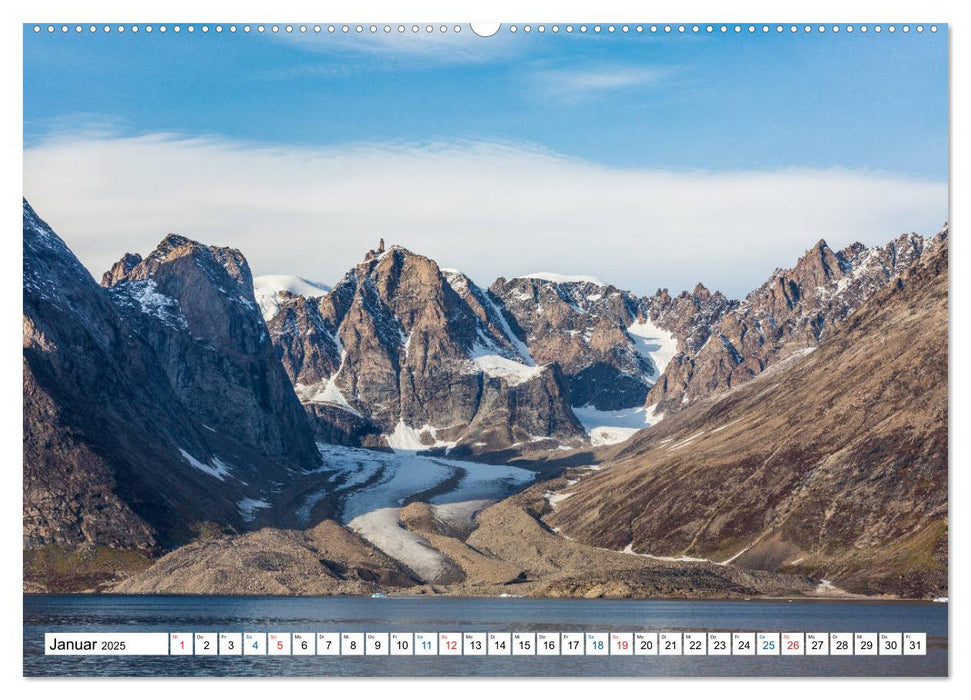 Scoresbysund - Sommer im größten und längsten Fjordsystem der Welt (CALVENDO Wandkalender 2025)