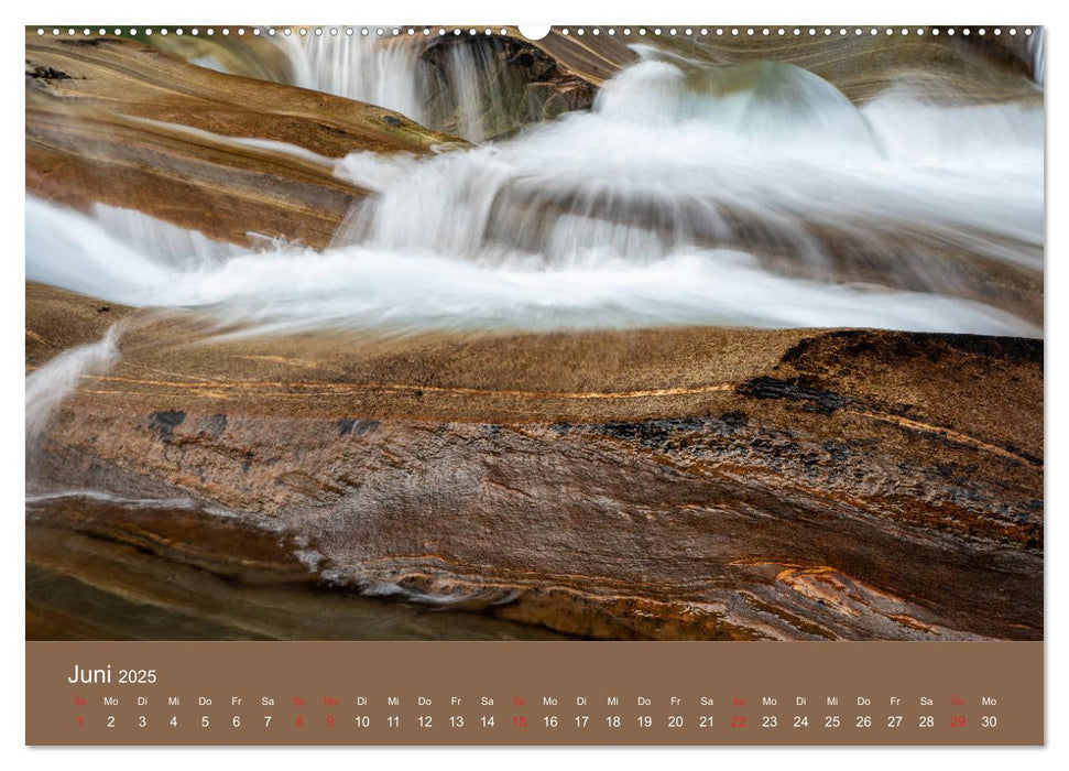 Wasser formt den Stein (CALVENDO Premium Wandkalender 2025)