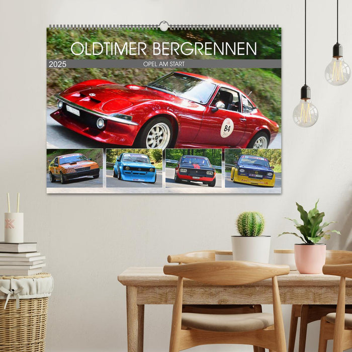 OLDTIMER BERGRENNEN - OPEL AM START (CALVENDO Wandkalender 2025)