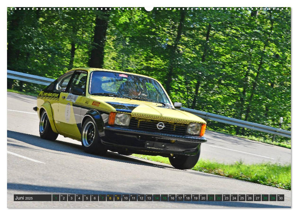 OLDTIMER BERGRENNEN - OPEL AM START (CALVENDO Wandkalender 2025)