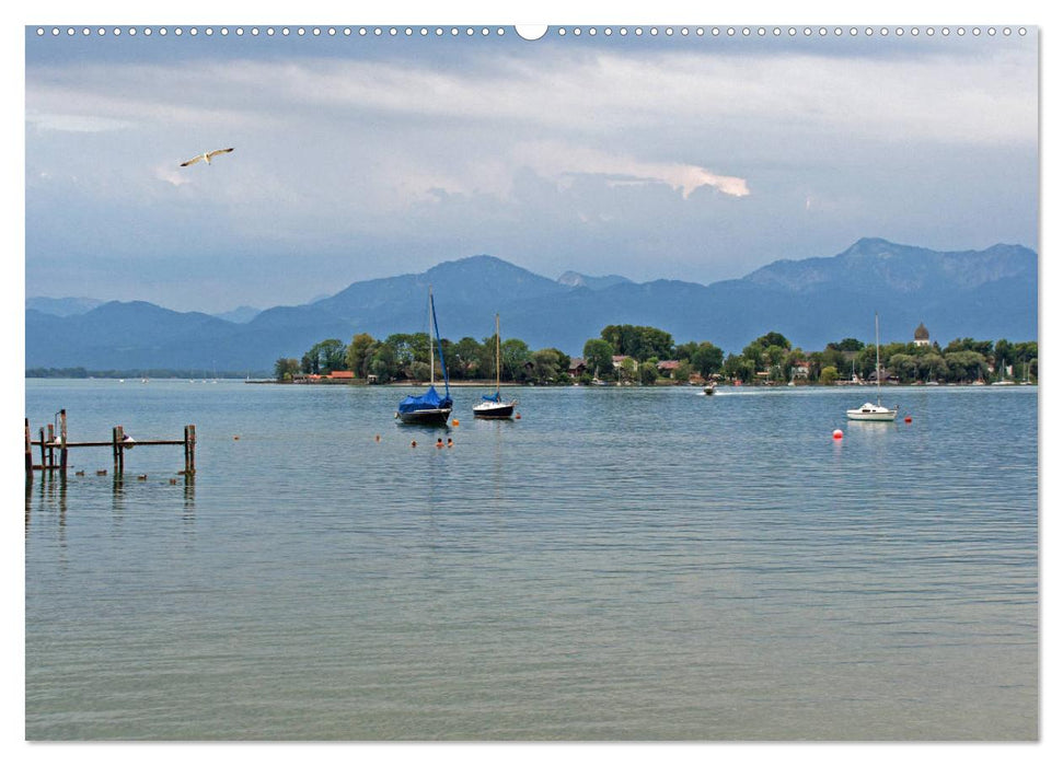 Chiemsee - Sommerferien am bayrischen Meer (CALVENDO Premium Wandkalender 2025)