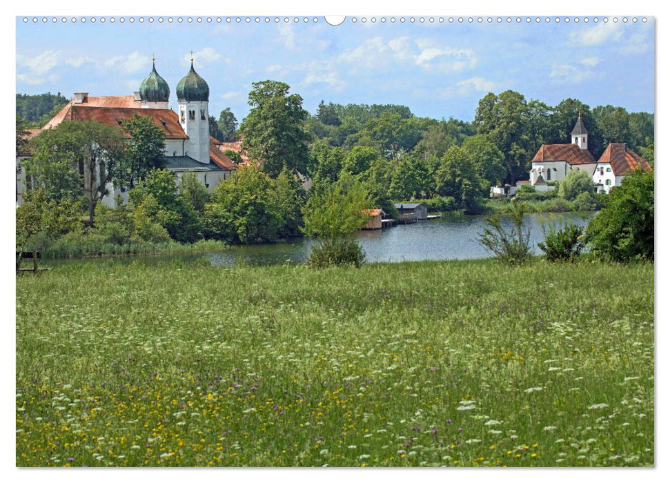 Chiemsee - Sommerferien am bayrischen Meer (CALVENDO Premium Wandkalender 2025)