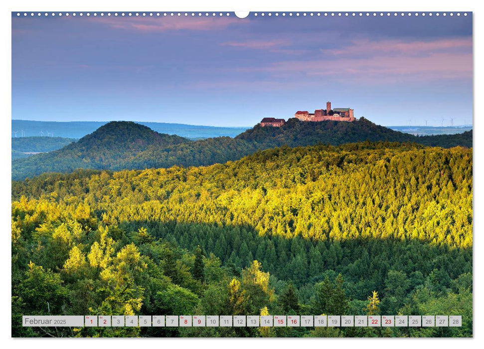 Thüringen Freistaat in Deutschlands Mitte (CALVENDO Premium Wandkalender 2025)