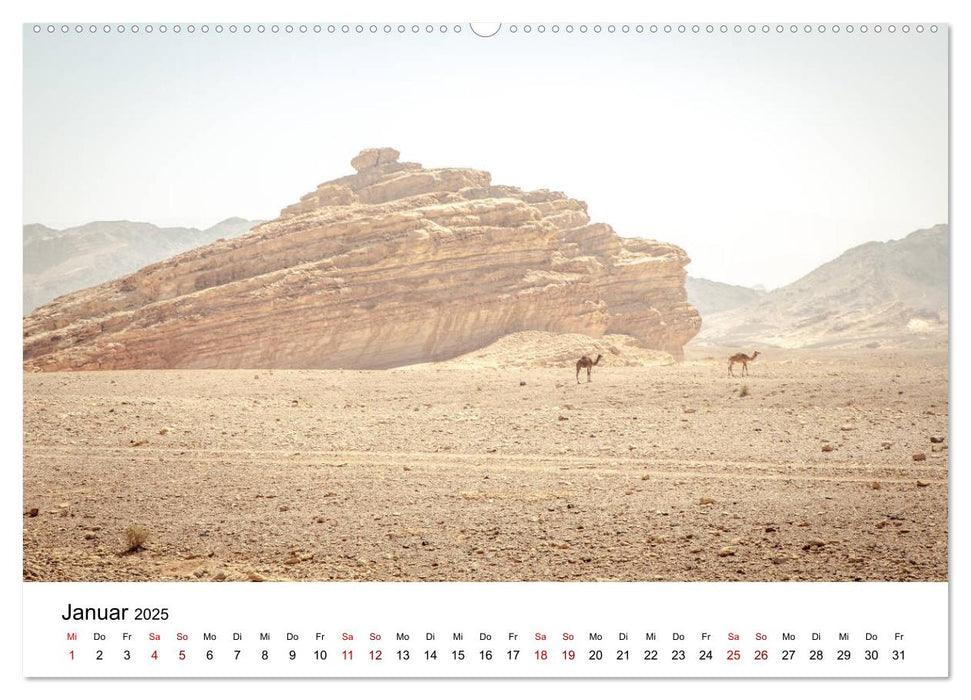 Reiseland Jordanien (CALVENDO Premium Wandkalender 2025)