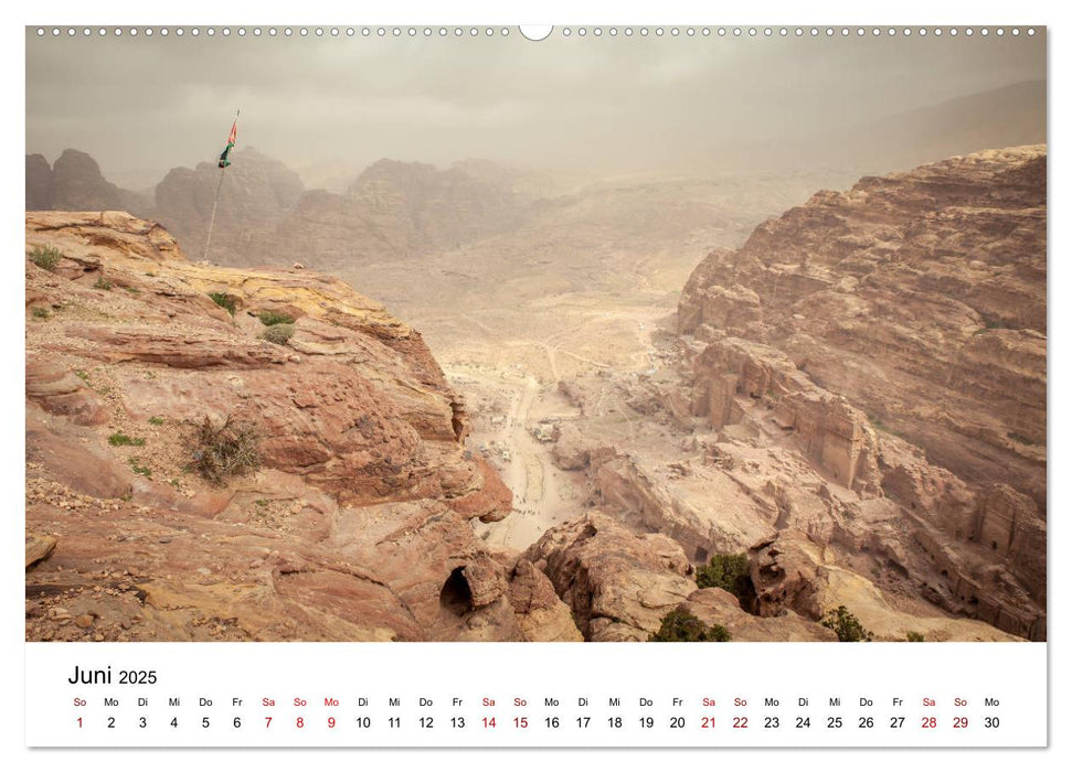 Reiseland Jordanien (CALVENDO Premium Wandkalender 2025)