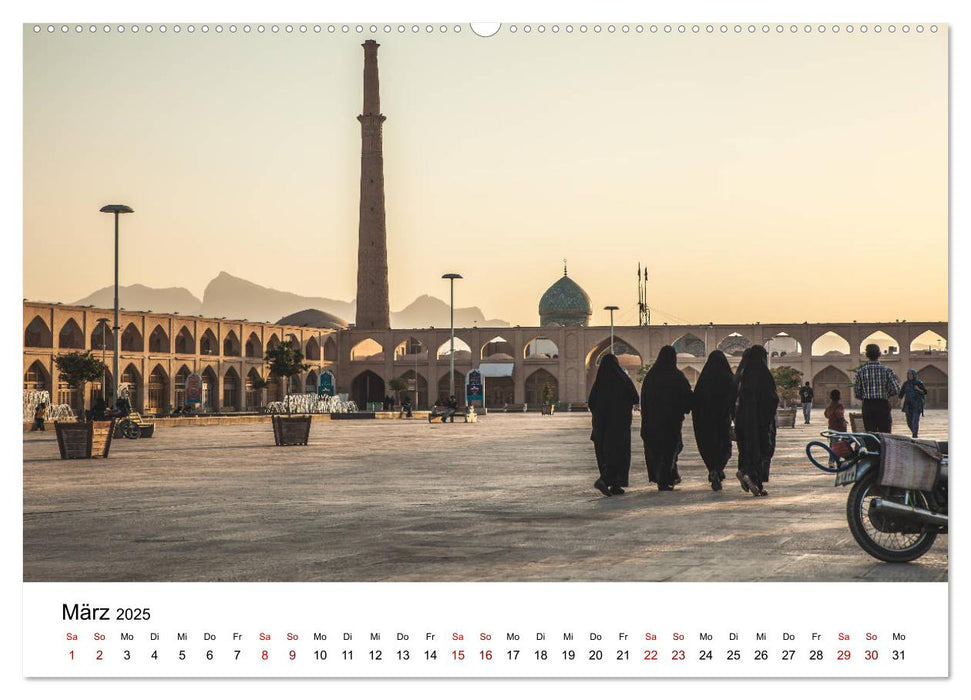 Rundreise Iran (CALVENDO Premium Wandkalender 2025)