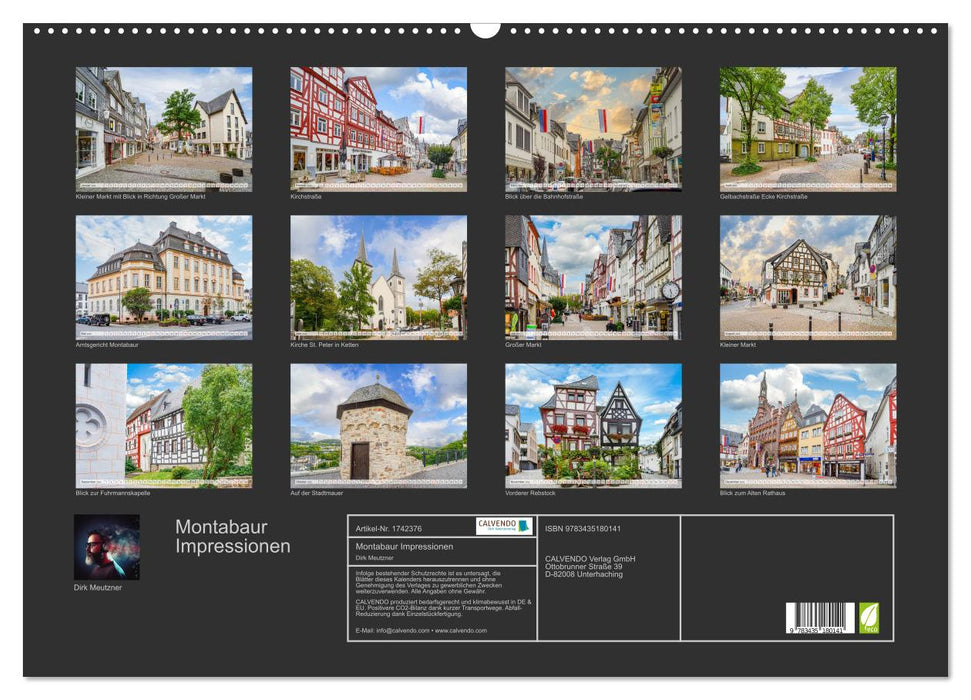 Montabaur Impressionen (CALVENDO Wandkalender 2025)