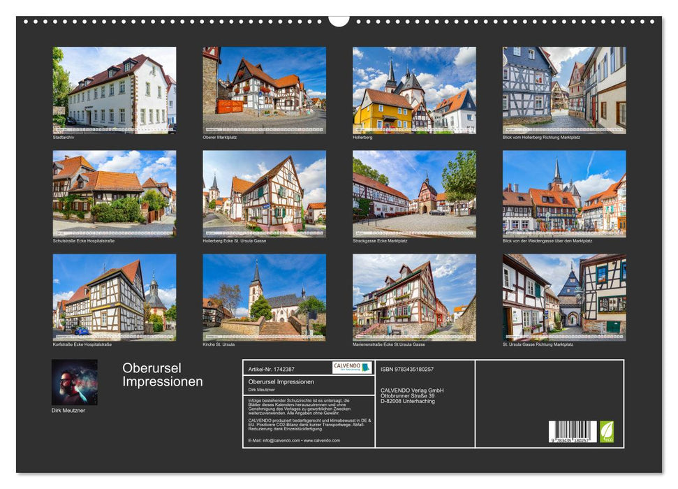 Oberursel Impressionen (CALVENDO Wandkalender 2025)