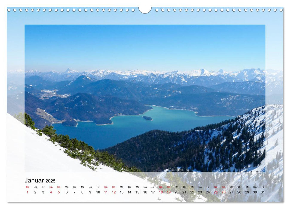 Walchensee (CALVENDO Wandkalender 2025)