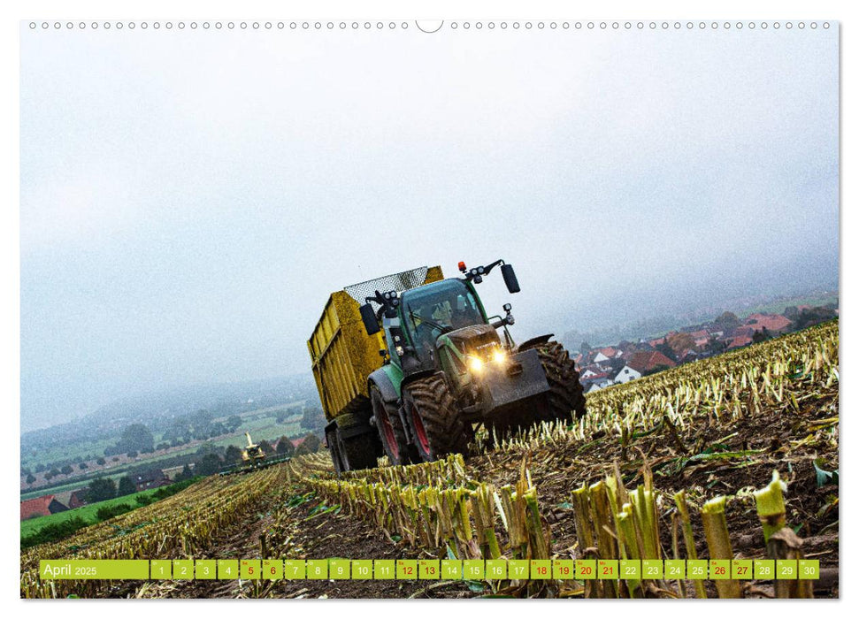 Landwirtschaft - Maisernte (CALVENDO Premium Wandkalender 2025)