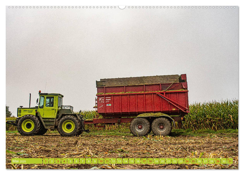 Landwirtschaft - Maisernte (CALVENDO Premium Wandkalender 2025)