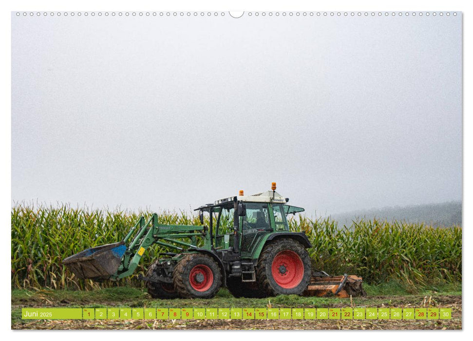 Landwirtschaft - Maisernte (CALVENDO Premium Wandkalender 2025)