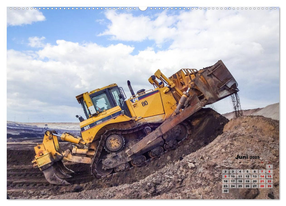 Giganten im Tagebau Garzweiler II (CALVENDO Wandkalender 2025)