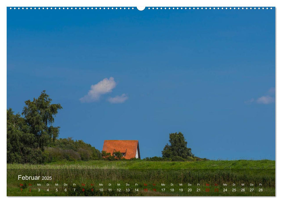 Insel Hiddensee - Wildromantisch unberührt (CALVENDO Premium Wandkalender 2025)