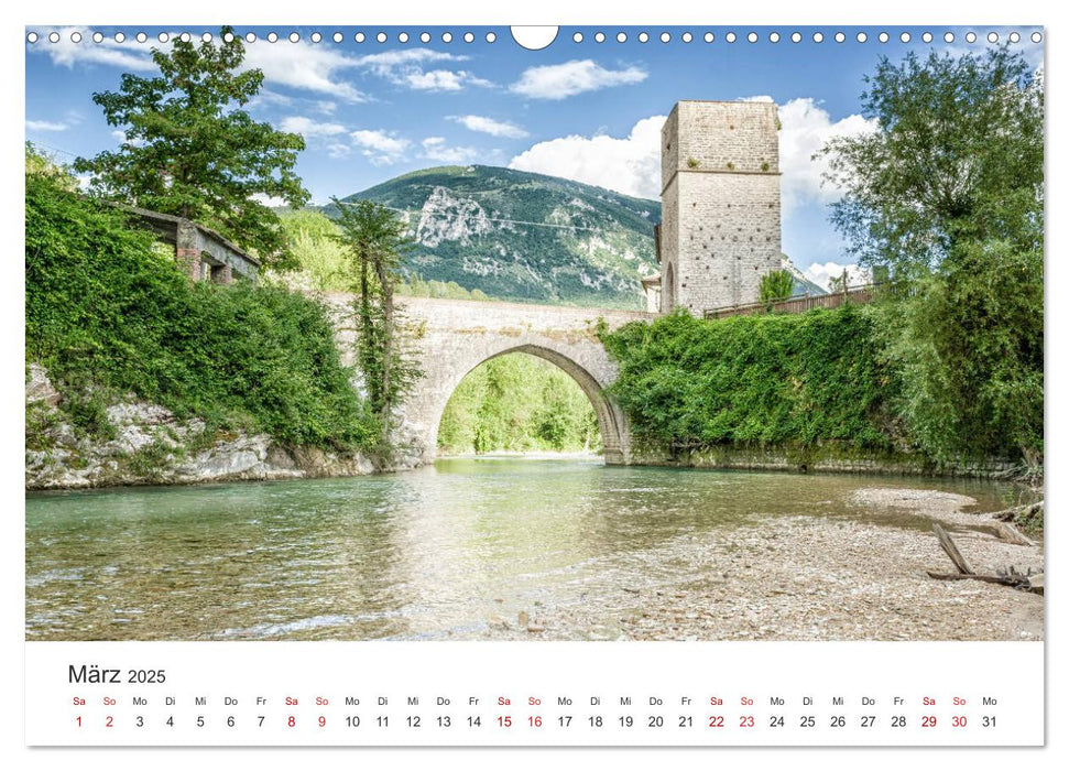 Die Marken - Italien wo es am schönsten ist (CALVENDO Wandkalender 2025)