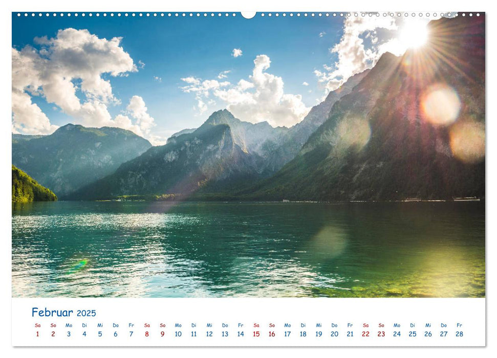 Der Königssee Perle unter dem Watzmann (CALVENDO Premium Wandkalender 2025)