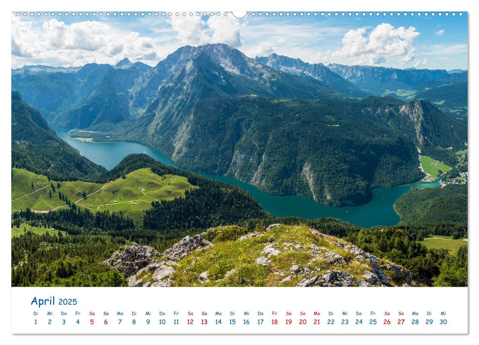 Der Königssee Perle unter dem Watzmann (CALVENDO Premium Wandkalender 2025)