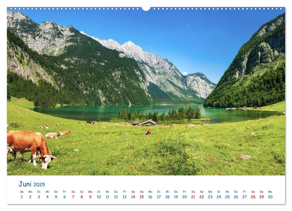 Der Königssee Perle unter dem Watzmann (CALVENDO Premium Wandkalender 2025)