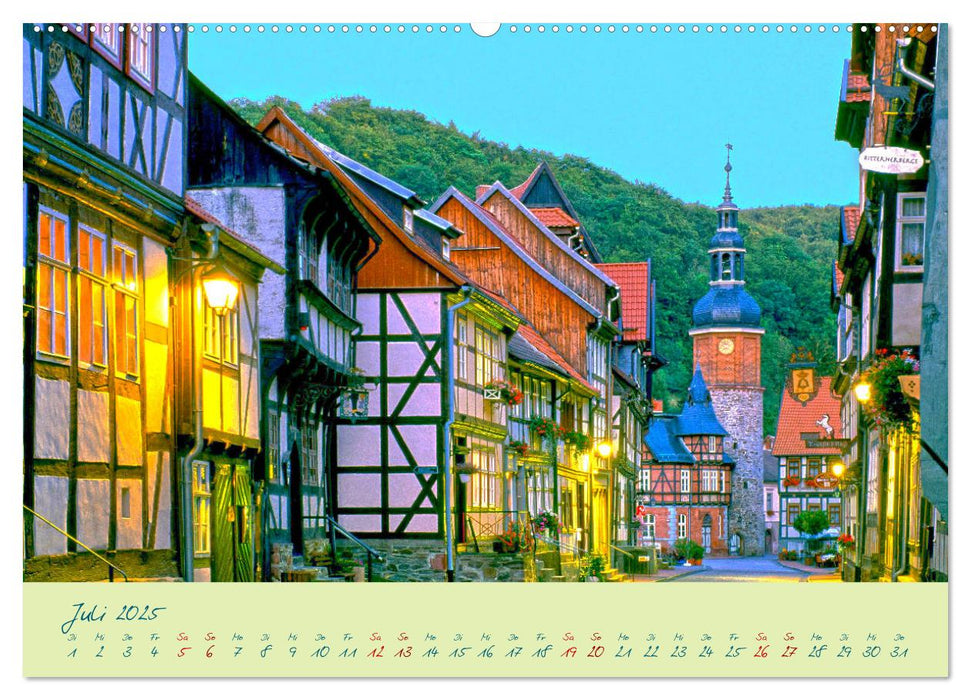 Harz Natur pur und Weltkulturerbe (CALVENDO Premium Wandkalender 2025)