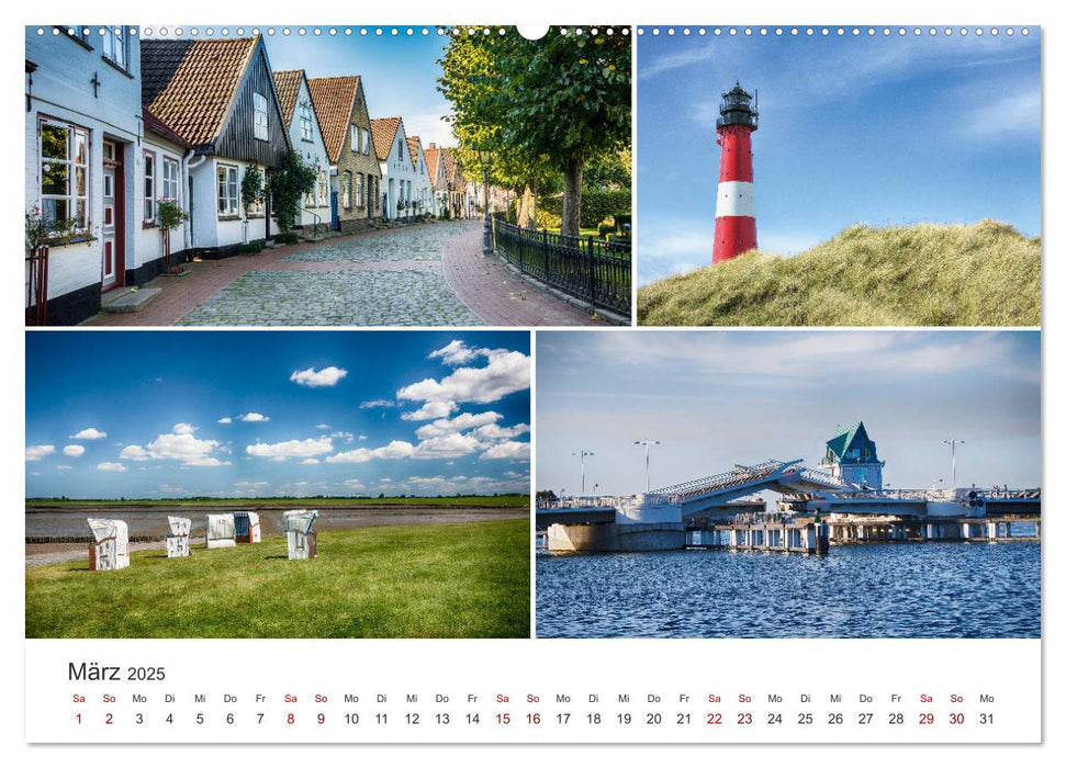 Schleswig-Holsteinische Impressionen (CALVENDO Premium Wandkalender 2025)